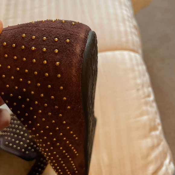 UGG Australia Women’s Alloway Brown Studded Flats - Size 11 - Picture 11 of 13